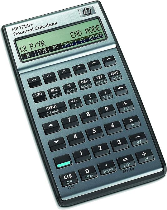 HP 17bII+ calcolatrice Tasca Calcolatrice finanziaria Argento - 2