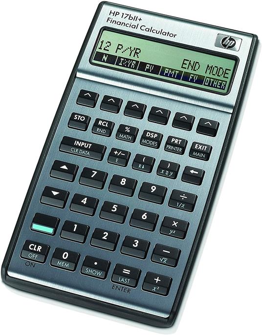 HP 17bII+ calcolatrice Tasca Calcolatrice finanziaria Argento - 3