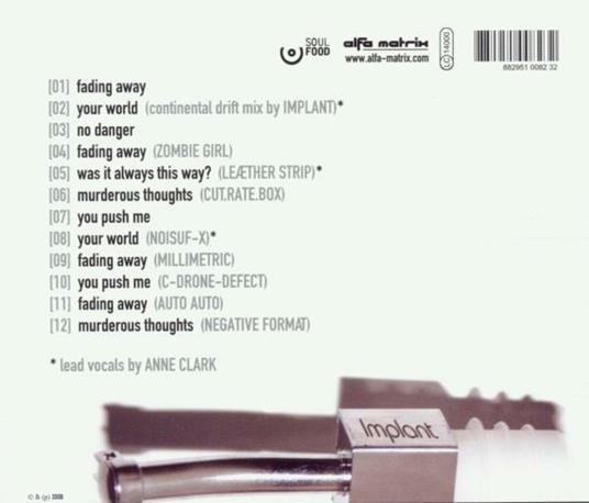 Fading Away - CD Audio di Implant - 2