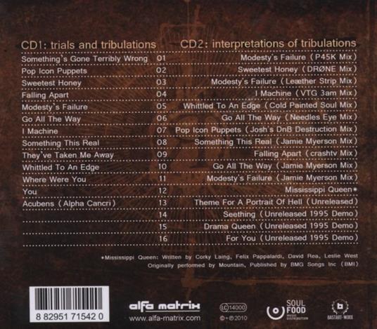 Trials And (Limited) - CD Audio di Halo in Reverse - 2