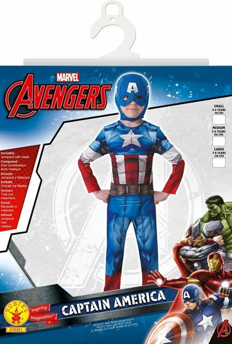 Costume Capitan America taglia L - 10