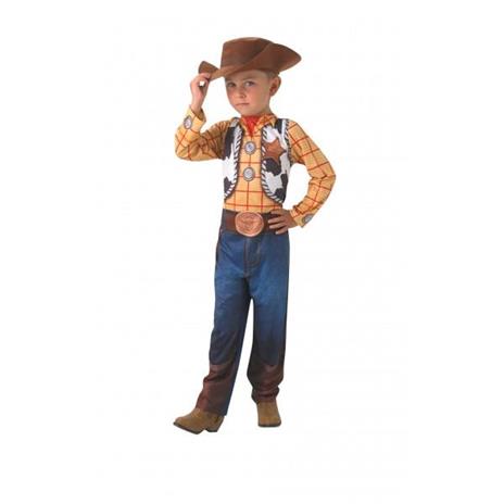 Costume Woody Bambino Toy Story Originale Disney Medium 5 - 6 Anni 116 cm - 5