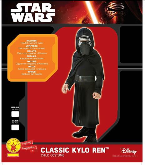 Costume Star Wars Kylo Ren (116 Cm) Carnevale - 7