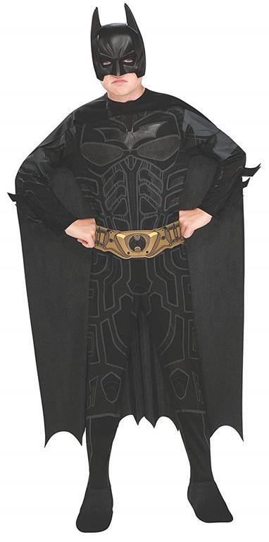 Costume Carnevale Batman Multicolore. Taglia L Età 8 10 Anni 98Cm