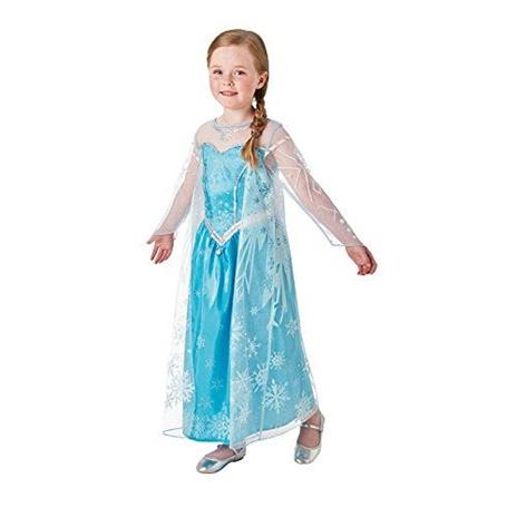 Costume Carnevale Frozen Elsa Deluxe. Taglia M Età 5 6 Anni