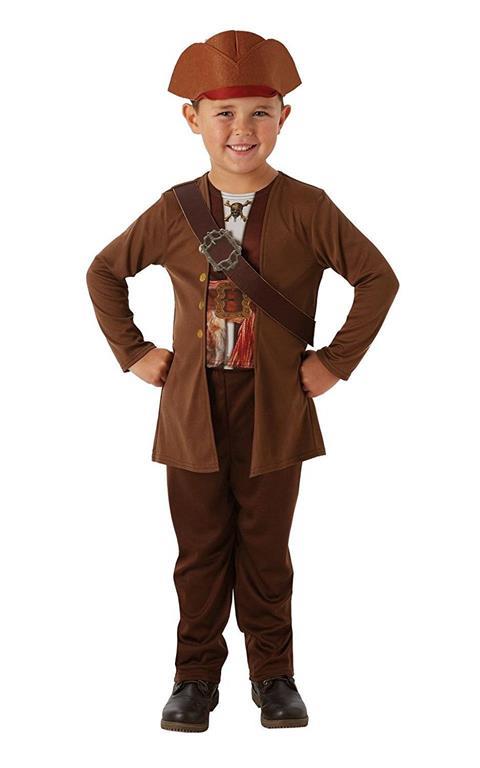 Costume Jack Sparrow. Bambino. Pirati dei Caraibi Taglia. MEDIUM - 2