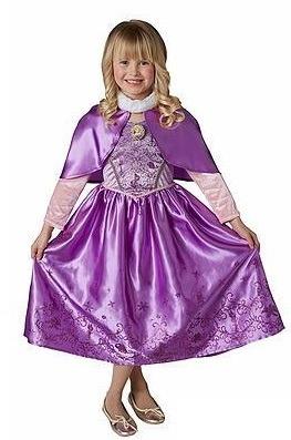 Costume Carnevale Raperonzolo - Taglia L, Età 7/8 Anni, 128Cm