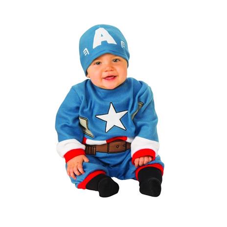 Costume avengers capitan america bambino 6/12 mesi - 2