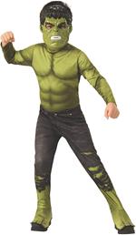 Rubie's (700648-S Costume Hulk Endgame Classic Avengers Bambino, Multicolore, S