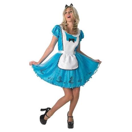 Costume Alice Nel Paese Delle Meraviglie Adulto Taglia L Carnevale