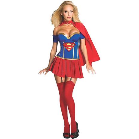 Costume Supergirl Per Donna Taglia S Vestito Per Ragazze Super Woman  Carnevale