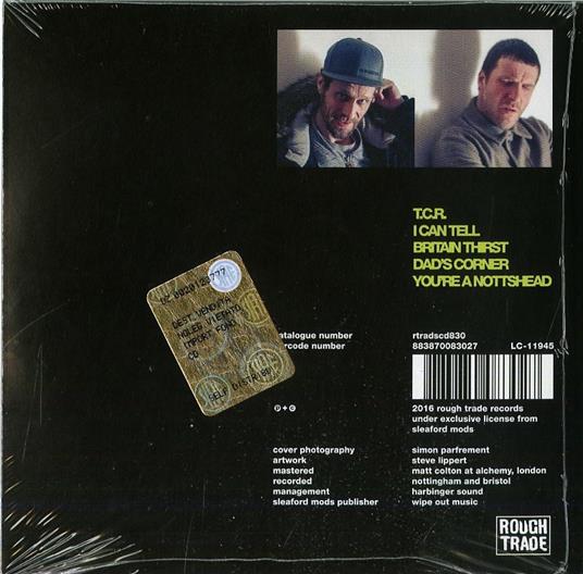 T.C.R. - CD Audio Singolo di Sleaford Mods - 2