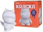 Kidrobot Munnyworld Diy 4'''' Kracka Mini White Figure New Box