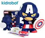 Kidrobot Munnyworld Marvel Munny 4&Quot;'' Mini Pvc Captain America New Box