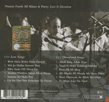 Love and Devotion - CD Audio di Nusrat Fateh Ali Khan - 2