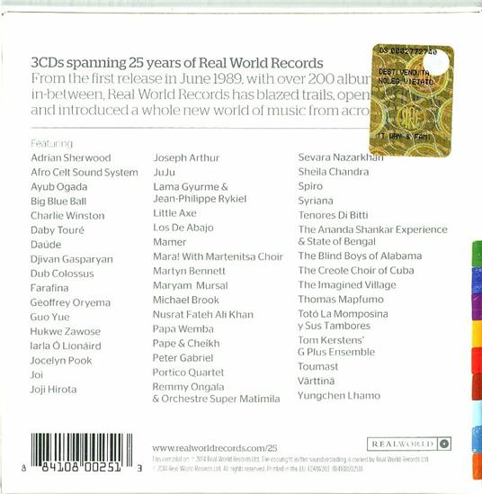 Real World 25 - CD Audio - 2