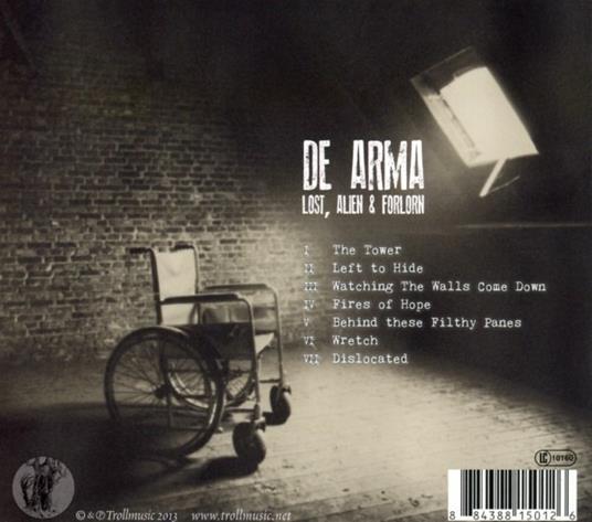 Lost, Alien & Forlorn - CD Audio di De Arma - 2