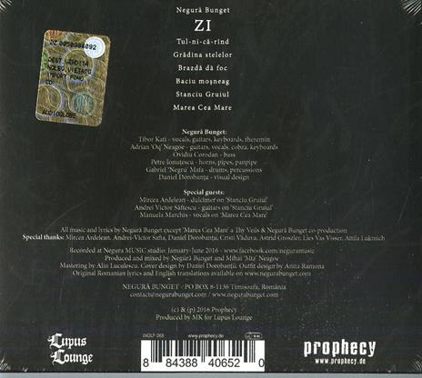Zi (Digipack) - CD Audio di Negura Bunget - 2