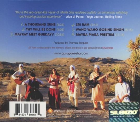 Thousand Suns - CD Audio di Guruganesha Band - 2