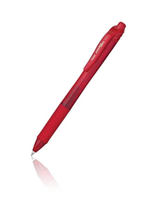 Penna roller Pentel Energel X rosso punta 0,7 mm - 2