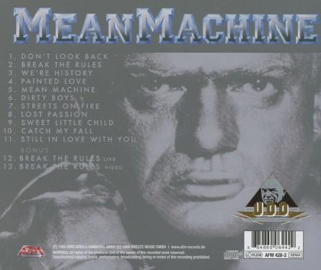Mean Machine - CD Audio di UDO - 2