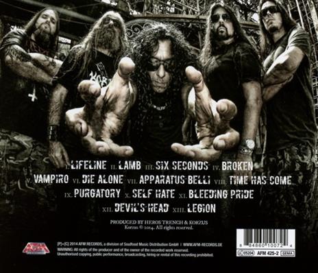 Legion - CD Audio di Korzus - 2