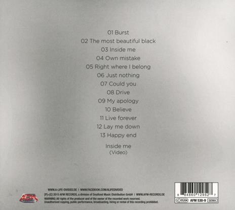 Human - CD Audio di A Life Divided - 2