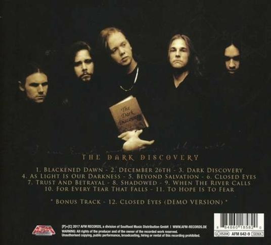 The Dark Discovery (Digipack Limited Edition + Bonus Track) - CD Audio di Evergrey - 2