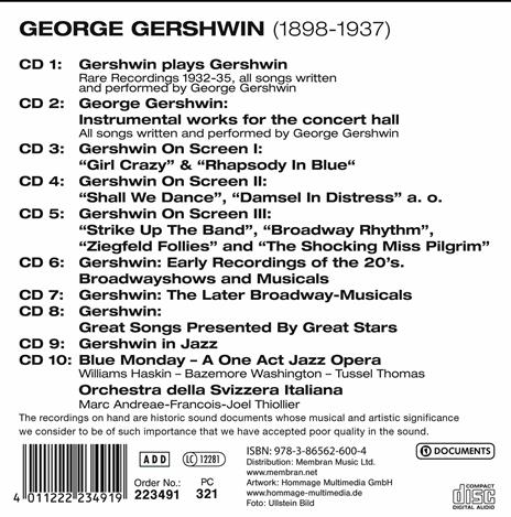 Portrait - CD Audio di George Gershwin - 2