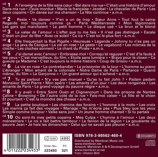 Adieu mon coeur - CD Audio di Edith Piaf - 2