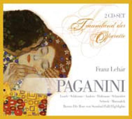 Lehar Paganini - CD Audio di Niccolò Paganini,Franz Lehar,Peter Anders