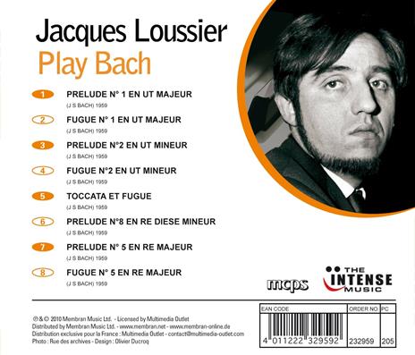 Jacques Loussier Play Bach - CD Audio di Jacques Loussier - 2