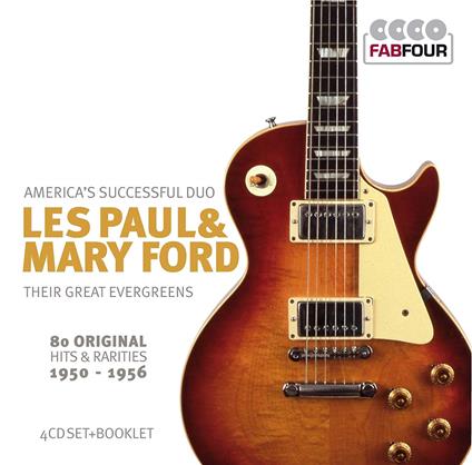 Les Paul & Mary Ford - Their Greatest Evergreens (4 Cd) - CD Audio di Les Paul