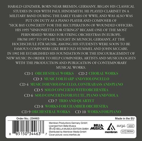 Original Recordings - CD Audio di Harald Genzmer - 2
