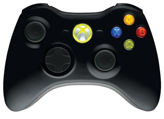 Microsoft NSF-00002 periferica di gioco Gamepad Xbox 360 Analogico/Digitale RF Nero
