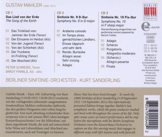 Gelebte Musik - CD Audio di Gustav Mahler - 2