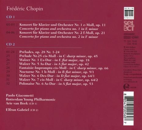 Concerti per Pianoforte, Preludi - CD Audio di Frederic Chopin - 2