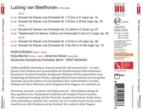 Concerti per Pianoforte - Triple - CD Audio di Ludwig van Beethoven - 2