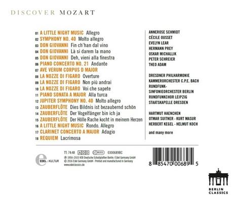 Discover Mozart - CD Audio di Wolfgang Amadeus Mozart - 2