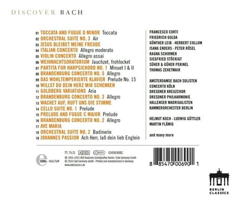 Discover Bach - CD Audio di Johann Sebastian Bach - 2
