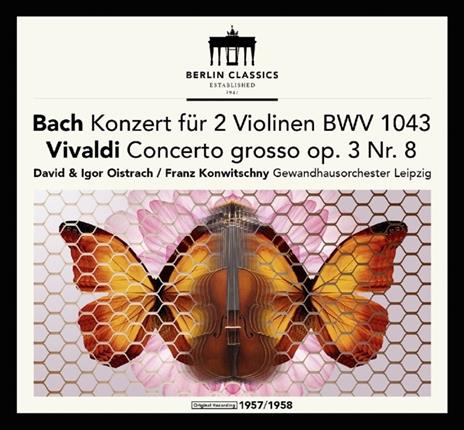 Concerto per Due Violini (Digipack) - CD Audio di Johann Sebastian Bach,Antonio Vivaldi - 2