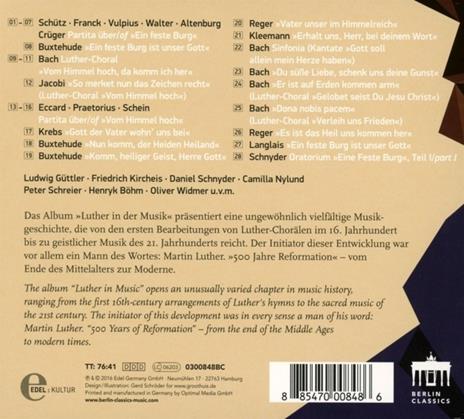 Luther in der Musik - CD Audio - 3