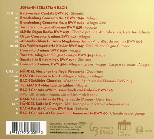 Brass Heralds - CD Audio di Johann Sebastian Bach,Georg Philipp Telemann,Georg Friedrich Händel - 2