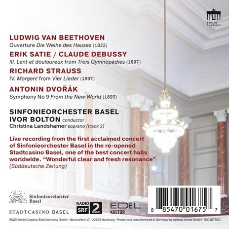 Live From Stadtcasino Basel - CD Audio di Ivor Bolton,Orchestra Sinfonica di Basilea - 2