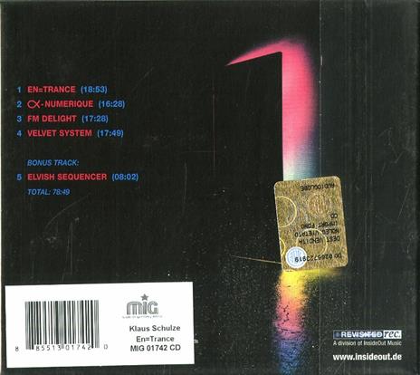 En Trance - CD Audio di Klaus Schulze - 2