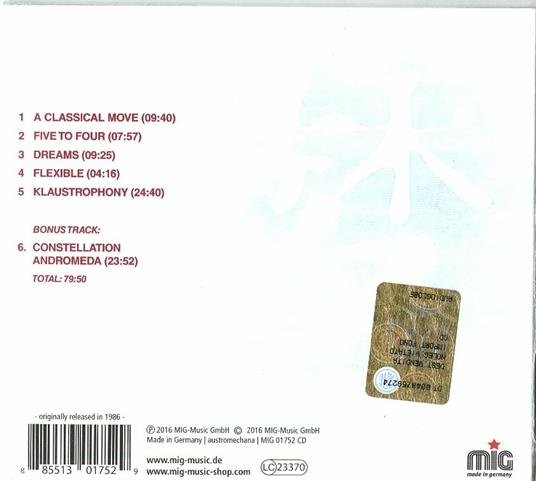 Dreams - CD Audio di Klaus Schulze - 2