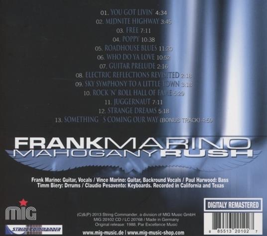 Double Live - CD Audio di Frank Marino - 2