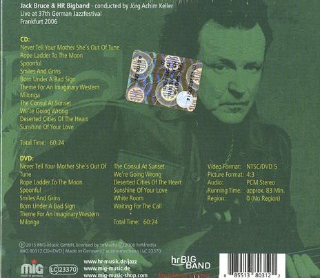 More Jack Than Blues - CD Audio + DVD di Jack Bruce,HR-Big Band - 2
