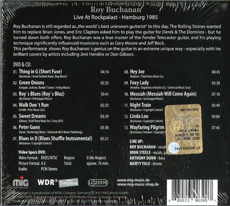 Live at Rockpalast - CD Audio + DVD di Roy Buchanan - 2