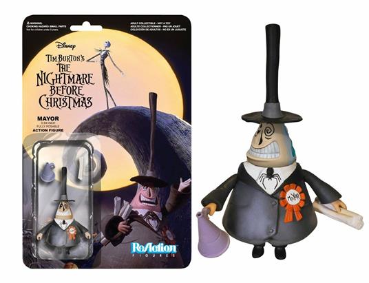 Funko Reaction Nightmare Before Christmas Mayor Nbx Retro Figure Vintage - 3